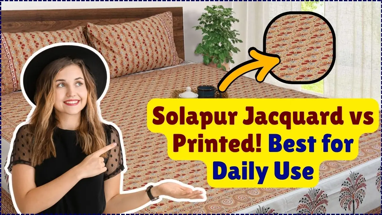 Solapur Jacquard vs. Printed Bedsheets