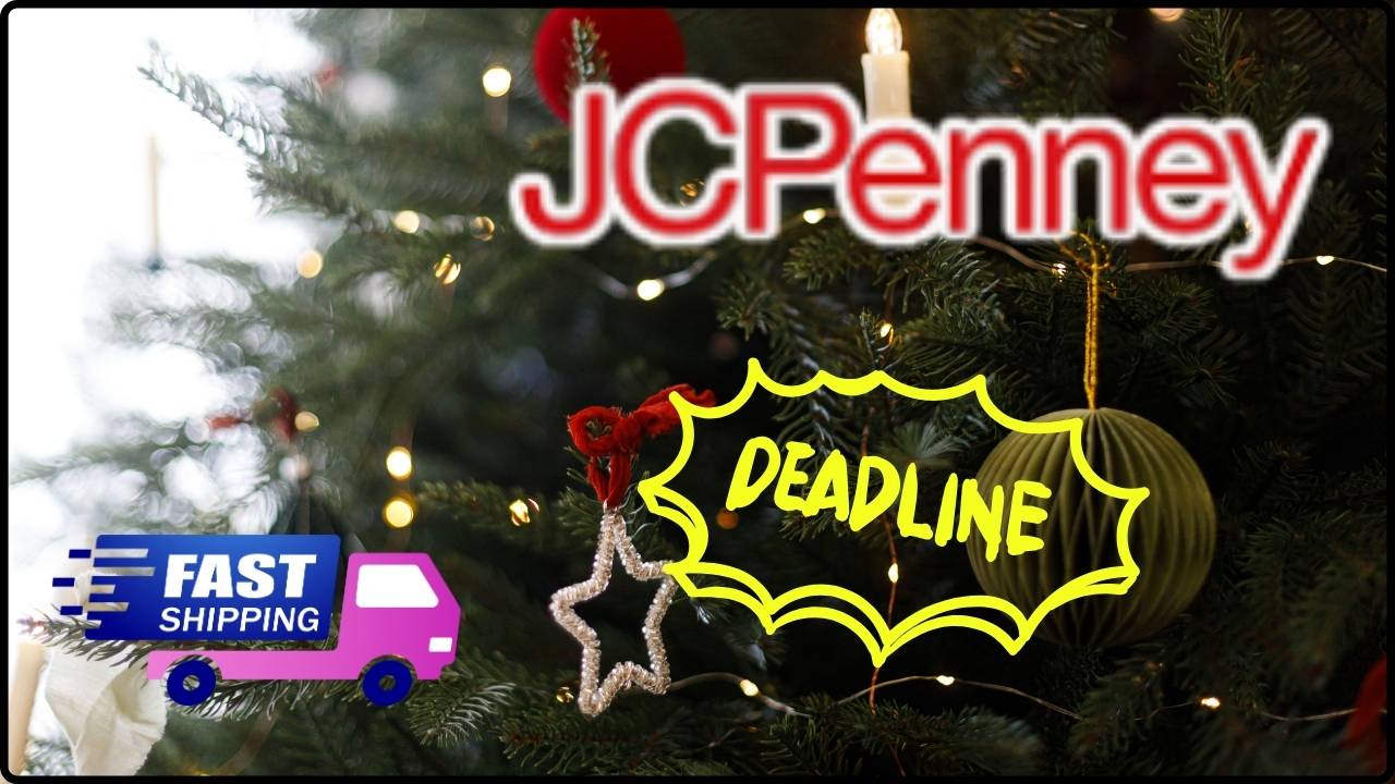 JCPenney Christmas Shipping Deadline