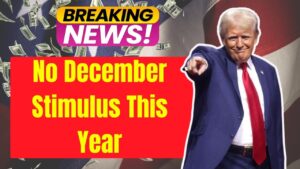 No December Stimulus This Year