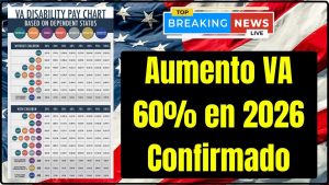 Aumento VA 60% en 2026 Confirmado