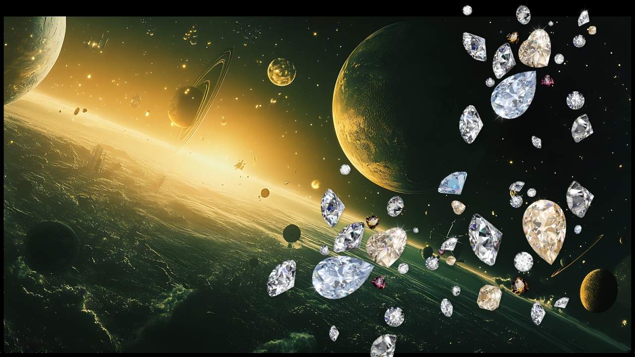 Bizarre Lemon-Shaped Planet Where It Literally Rains Diamonds