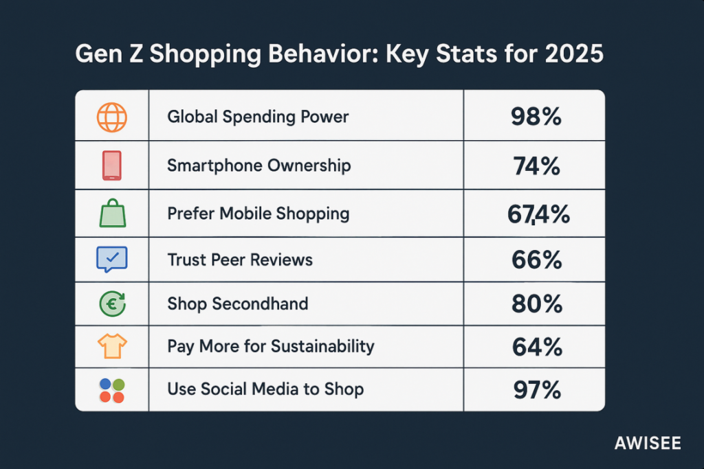 Gen Z Shopping Behavior & Stats