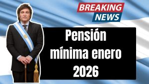 Pensión mínima enero 2026