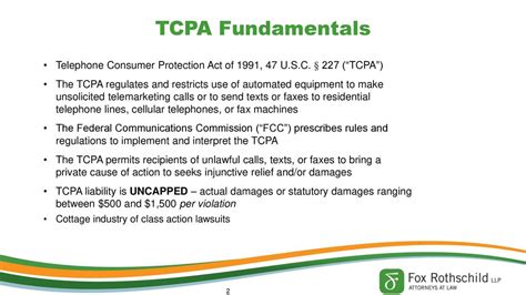 TCPA fundamentals chart