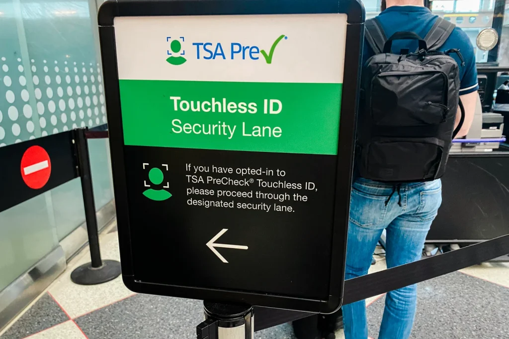 Touchless ID signage and checkpoints