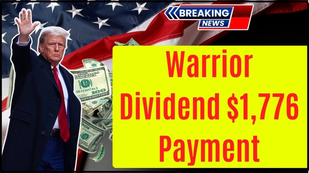 Warrior Dividend $1,776 Payment